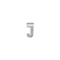 Charm Nomination Donna Sei Mia in Argento Zirconia LETTERA-J - LETTERA-J
